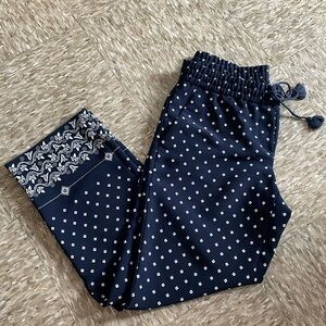 Ann Taylor Loft Drawstring Blue Pants Size Petites XSP